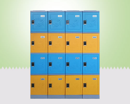 四層塑料更衣柜儲(chǔ)物柜